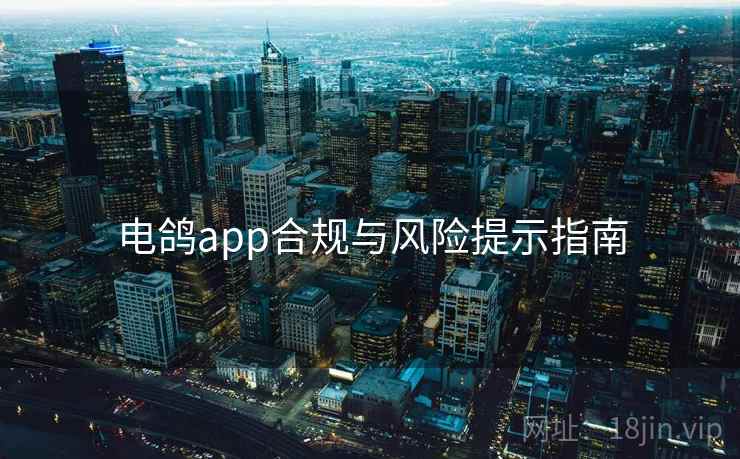 电鸽app合规与风险提示指南  第1张