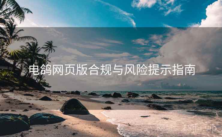 电鸽网页版合规与风险提示指南  第1张