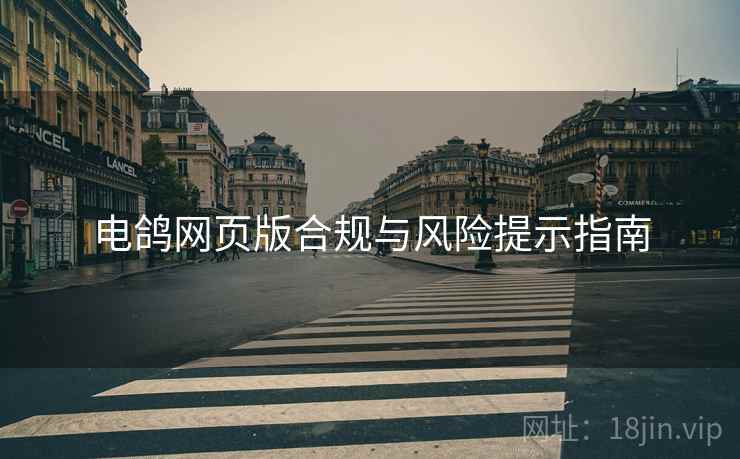 电鸽网页版合规与风险提示指南  第2张
