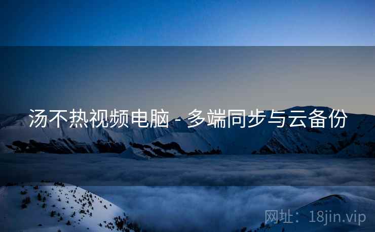 汤不热视频电脑 - 多端同步与云备份  第1张