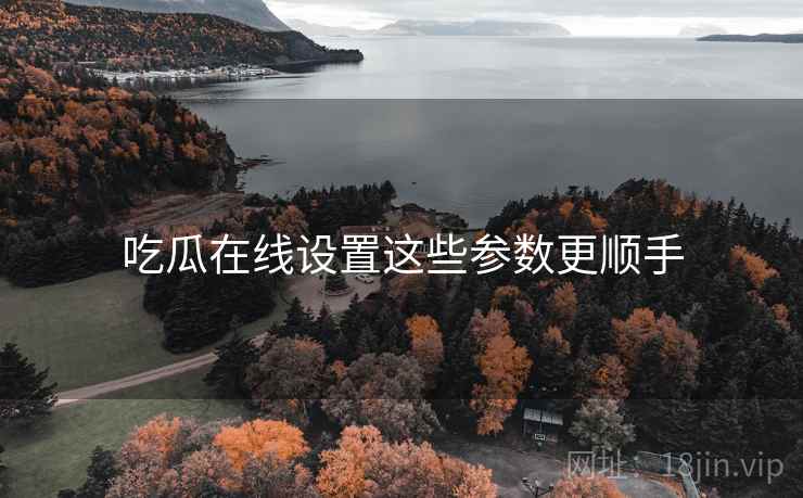吃瓜在线设置这些参数更顺手  第2张