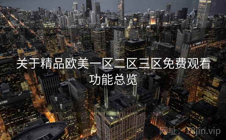 关于精品欧美一区二区三区免费观看功能总览  第2张