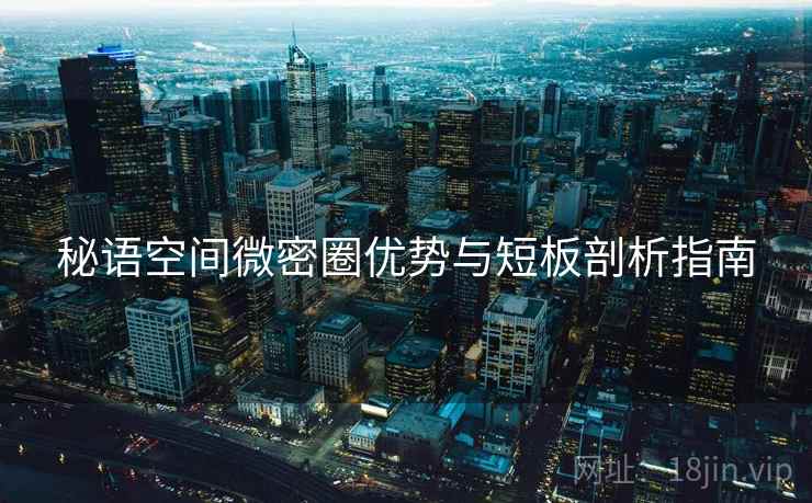 秘语空间微密圈优势与短板剖析指南  第2张