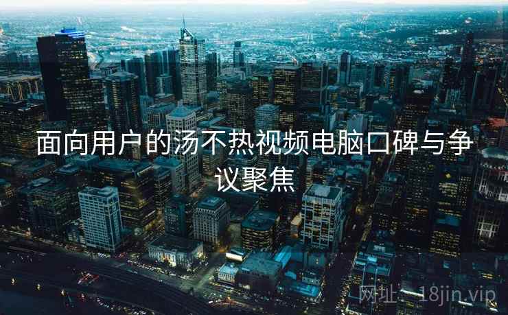 面向用户的汤不热视频电脑口碑与争议聚焦  第1张