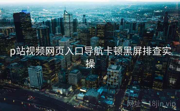 p站视频网页入口导航卡顿黑屏排查实操  第2张