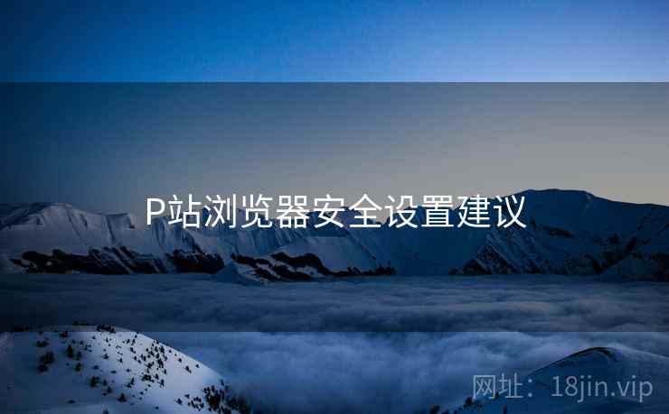 P站浏览器安全设置建议  第2张