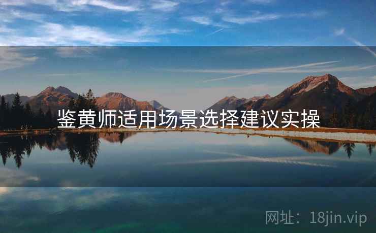 鉴黄师适用场景选择建议实操  第2张